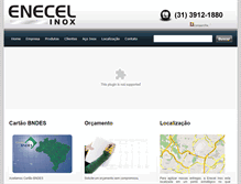 Tablet Screenshot of enecelinox.com.br